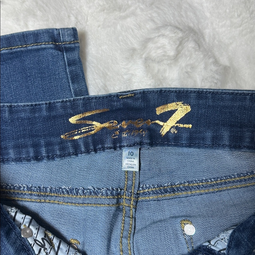 Seven7 Dark Blue skinny Women's Jeans - Picture 2 of 5